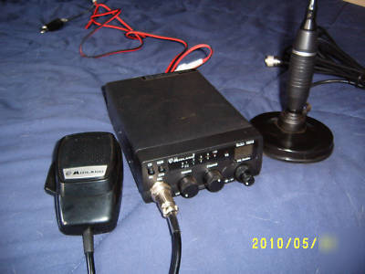 Midland cb radio with cobra antenna