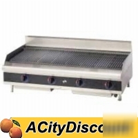 New star-max 48IN lava rock gas char-broiler