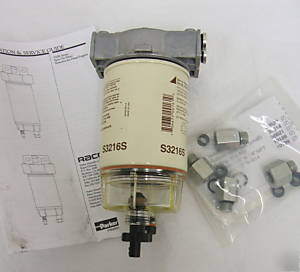 New racor prk spin-on fuel filter/ separator 130R t-16S 