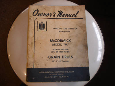 Mccormick farmall 10' grain drill