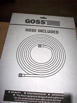 New goss hef-12 hose, 12 ft. propane b ftgs- 