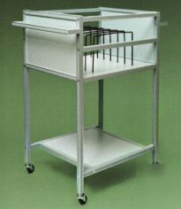 Wolf x-ray film filing carts, stand-up, 10
