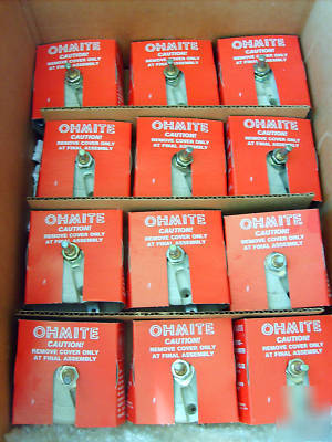 New $16,100.00 + 6 cases- 216 ohmite rheostats RE19607 