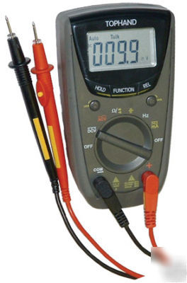 Talking digital multimeter dmm