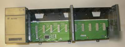 Allen bradley slc 500 1746-A10 rack w/ P2 power supply