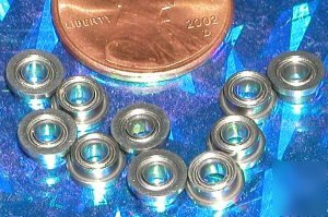 10 flanged bearing 3 x 6 x 2 open mm metric bearings