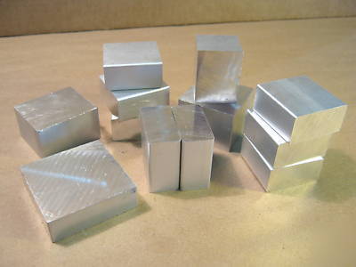 80/20 inc aluminum solid block lot cl (12PCS)