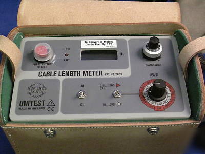 Beha greenlee 2003 cable length meter