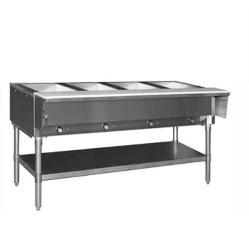 Eagle HT4-ng hot food table, 4 wells, 63 1/2