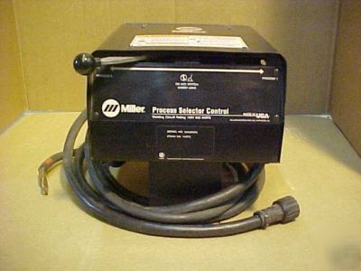 Miller welder process selector for mig stick tig - 