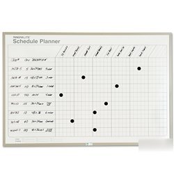 New magnalite schedule planning board with magnetic ...