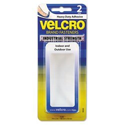 New velcro #90200 2PK2X4 white velcro strip