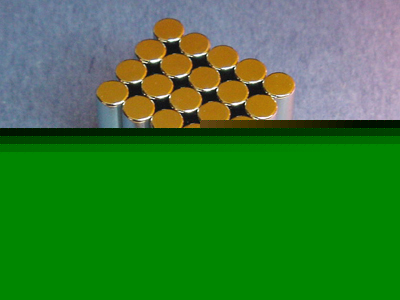 20 neodymium cylinder (rod) magnets 1/4