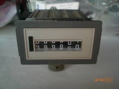 6 digit 110VAC auto counter w reset mil grade hokuyo
