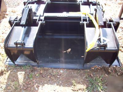 72 grapple bucket skid steer attachments equipment