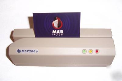MSR206-3 track magnetic card reader writer encoder comp