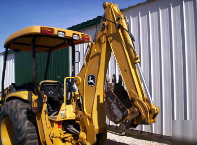 2002 john deere 110 backhoe loader