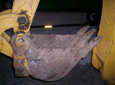2002 john deere 110 backhoe loader