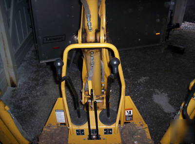 2002 john deere 110 backhoe loader