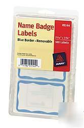 Avery 05144: blue border name badge 2 packs 