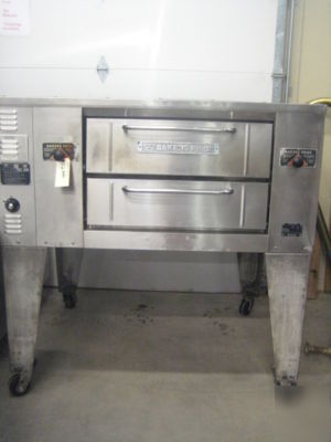 Bakers pride gas single deck pizza oven