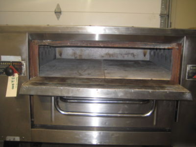 Bakers pride gas single deck pizza oven