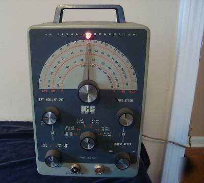 Heathkit ics ? rf signal generator model igg-102 works