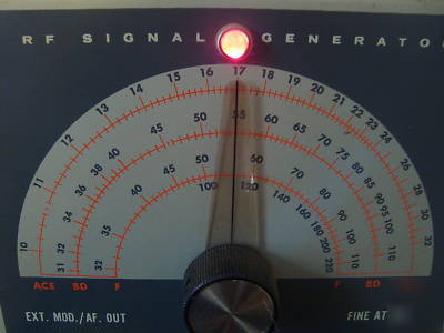 Heathkit ics ? rf signal generator model igg-102 works