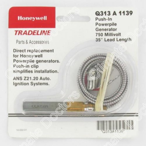 Honeywell Q313A1139 750MV thermopile 35