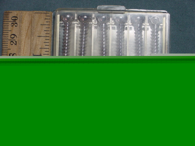 Lot of 6 bone screws cortex fully threaded 40MM 40 mm