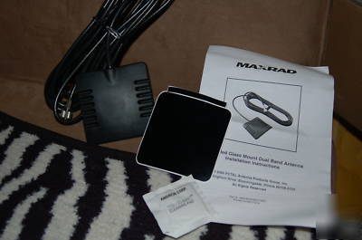 Maxrad dual band 824-894/1850-1990 mz mini uhf antenna