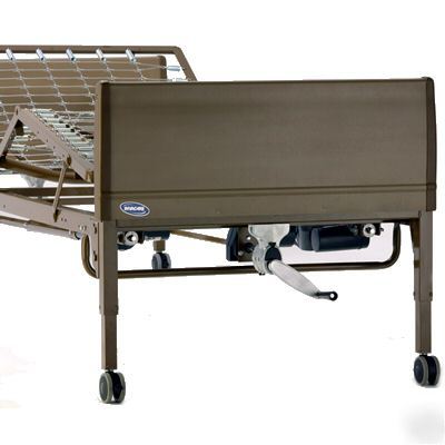 Semi electric hospital bed pkg w/bed rails & mattress