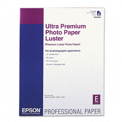 Luster ultra-premium photo paper 25 sheets per pack