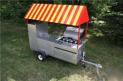 New hot dog cart vending concession trailer stand brand 