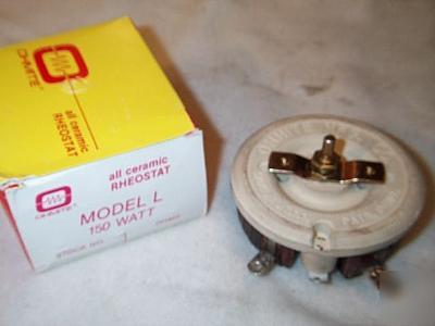 New ohmite 150W 17.3A rheostat variable resistor