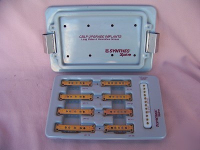 Synthes cslp cervical spine long plate & screw set