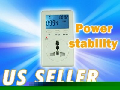 Watt power energy usage voltage meter monitor ac saving