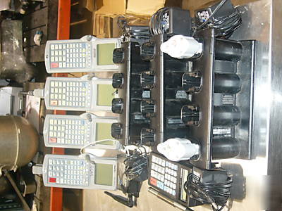 4 telxon ptc 960SL 3 chargers 2 extra batteries ptc 701