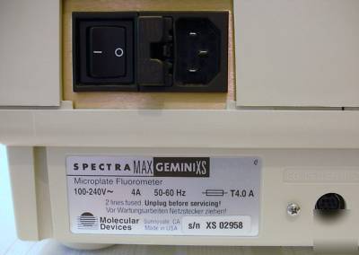 Excellent spectramax gemini xs system ready to use