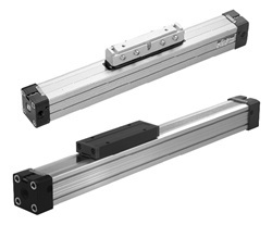 New air pneumatic rodless air slide cylinder actuator 