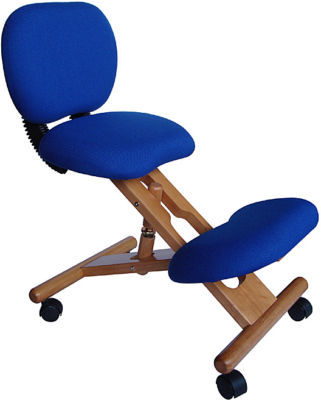 New wooden ergonomic kneeling posture office knee chair 