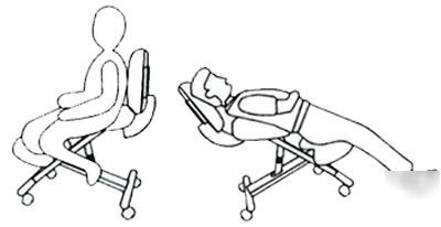 New wooden ergonomic kneeling posture office knee chair 