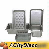 1 dz full size perforated anti jam steam table pans 6