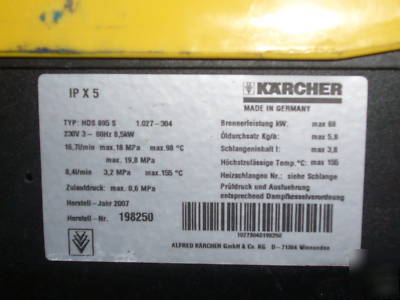 Karcher HDS985S-pressure washer