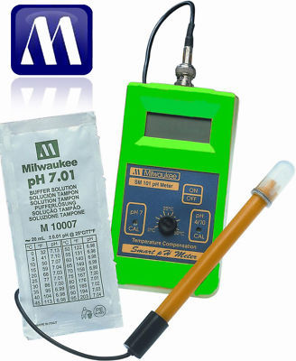 Milwaukee: SM101 smart ph meter/tester w/probe - sm 101