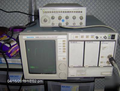 Tektronix digitizing o-scope,model:11401(mf)/11A32(p/i)