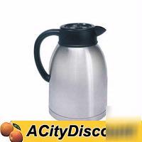 6EA 1.9 liter insulated coffee servers w/ bru thru lid