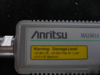 Anritsu MA2481A universal power sensor, 10 mhz - 6 ghz