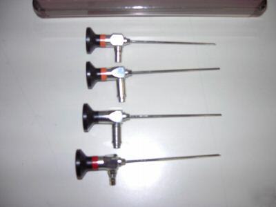 Endolap arthroscope scope set (4 scopes)