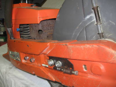 Good running husqvarna 272 k cut off saw